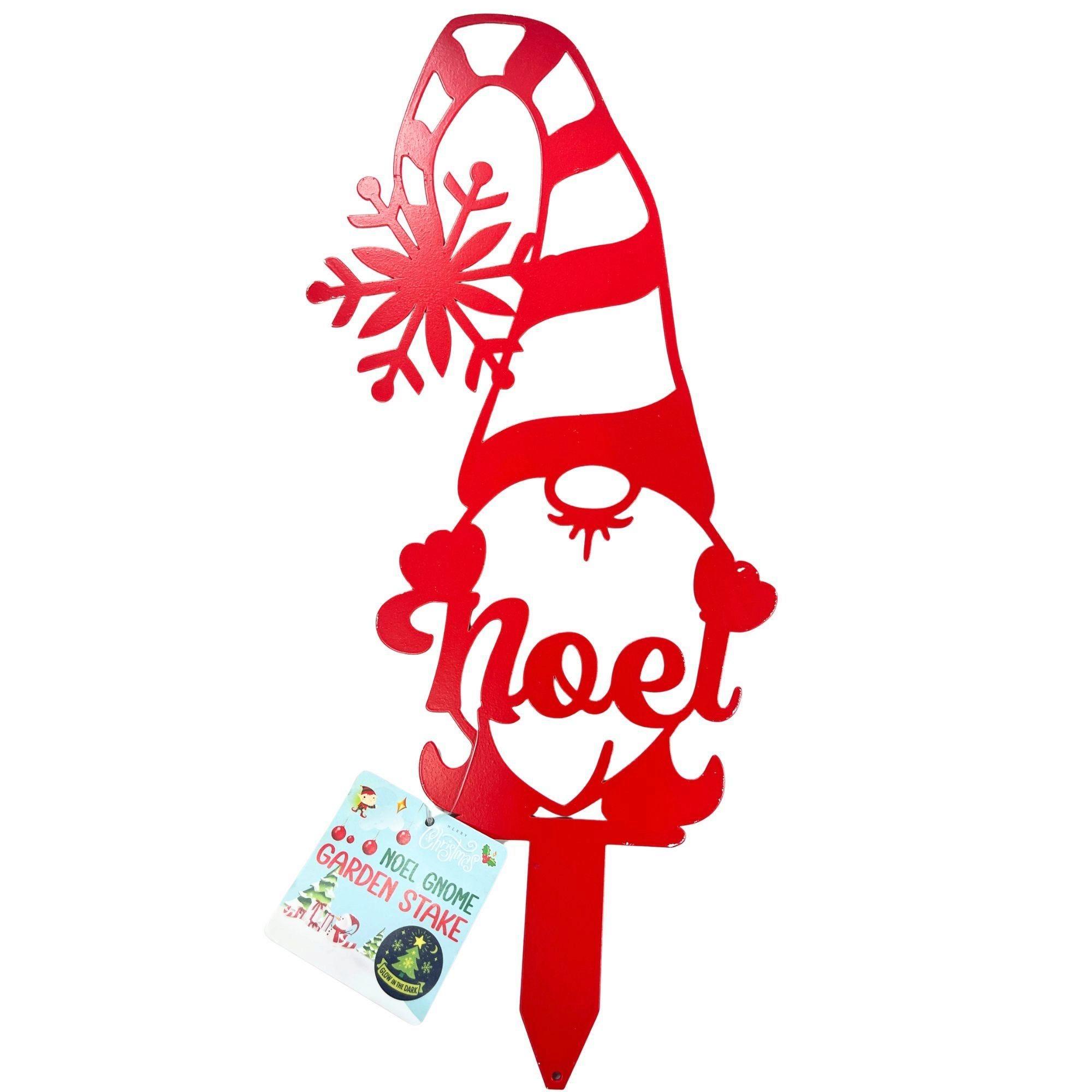 Gnome Noel Glow in the Dark Yard Stake image