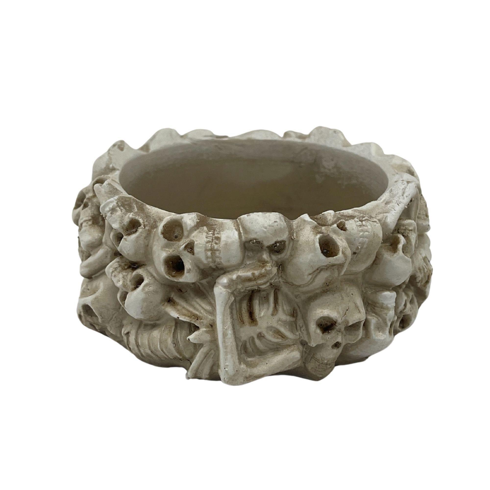 Skeleton Skull Halloween Decorative Resin  Bowl image
