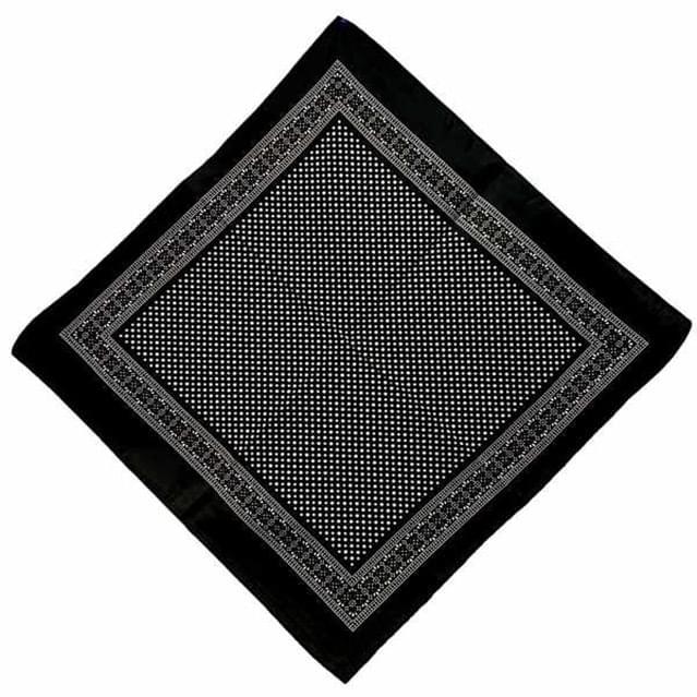 Polka Dot Pattern Black Bandanas image