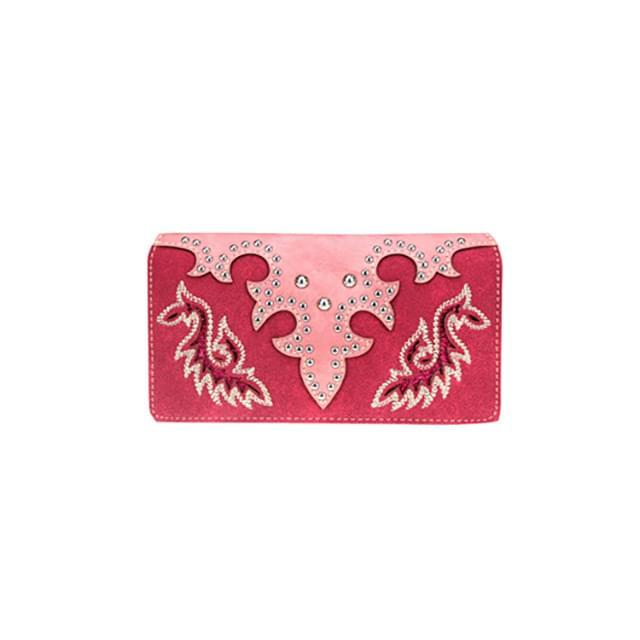 Montana West Cutout Collection Wallet - Red image