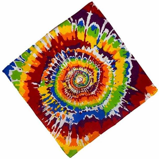 Tie Dye Swirl Bandanas image