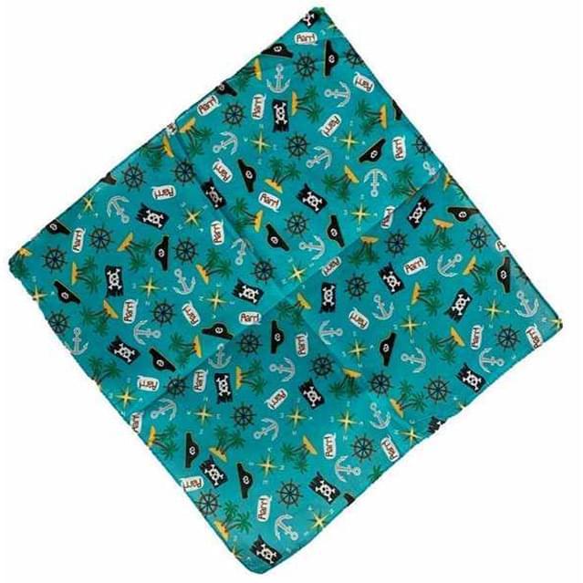 Turquoise Pirate Bandanas image