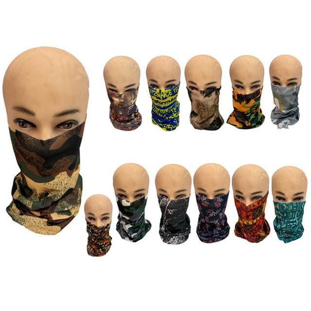 Neck Cover Face Mask - Assorted Styles image