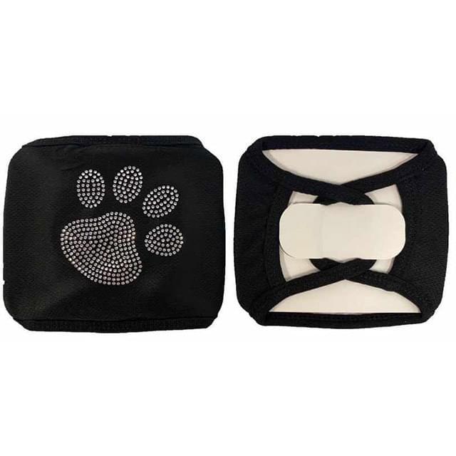 Black Paw Print Face Masks image