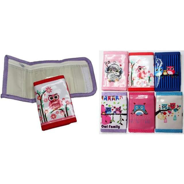 Wholesale Owl Tri-fold Kids Wallet image