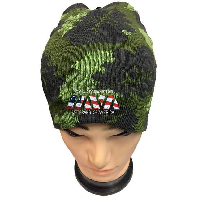 Iraq & Afghanistan Veterans Winter Beanies - Camo image