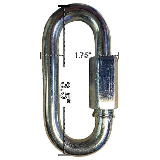 3.5" U Style Heavy Duty Carabiners image