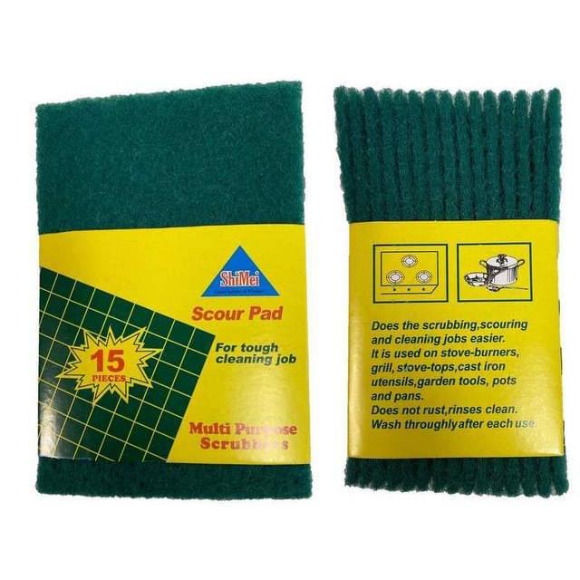 Wholesale Wholesale 15pcs Green color sponge cleaner image