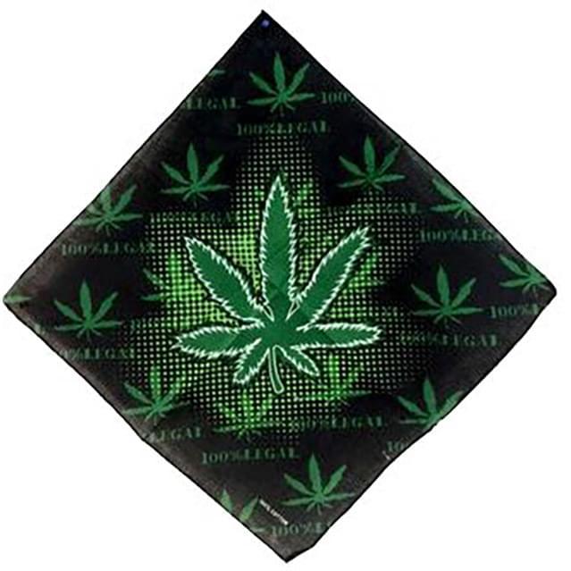 Marijuana Leaf Bandanas image
