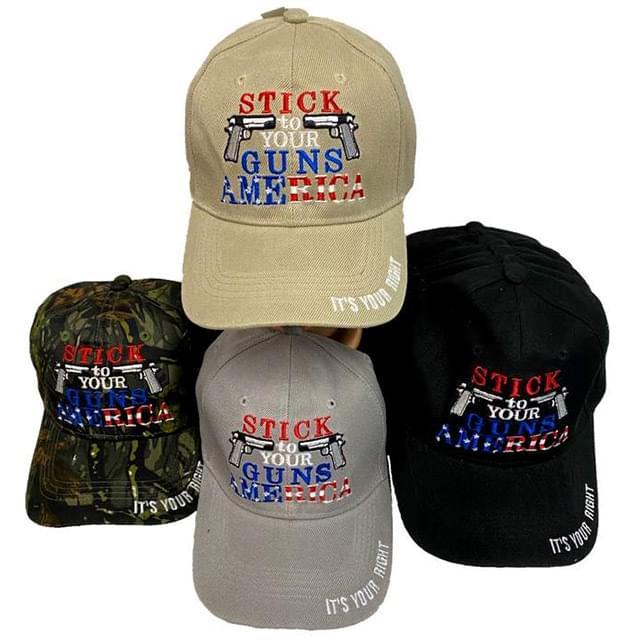 "Stick To Your Guns America" Baseball Caps - Assorted image