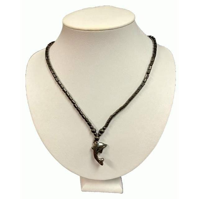 Magnetic Hematite Dolphin Necklaces image