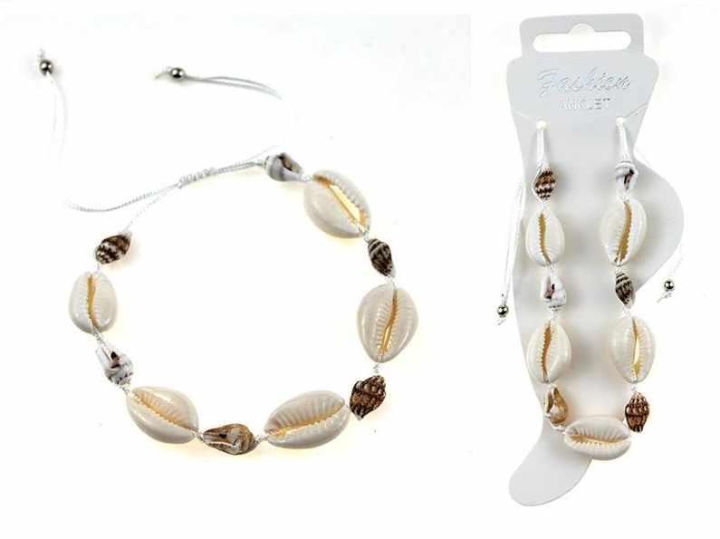 Natural Seashell Anklets image