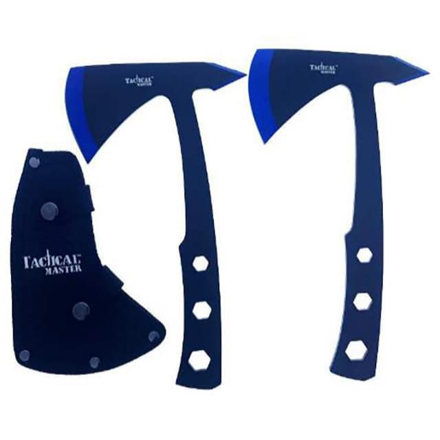 10'' Two-Piece Axe Set With Sheath - Blue image