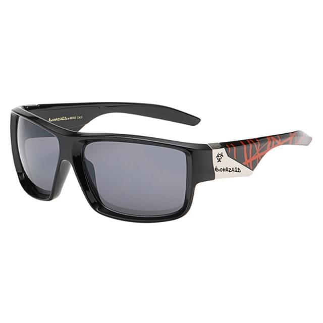Contour Fit Unisex Sports Sunglasses - Biohazard Graphic image