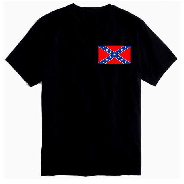 Small Rebel Flag T-Shirts - Black M/L/XL image