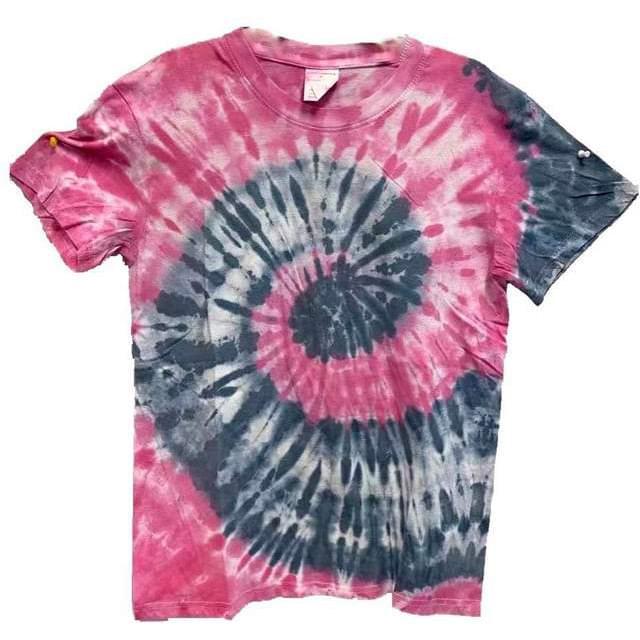 Wholesale Black Pink Tie Dye T-shirt image