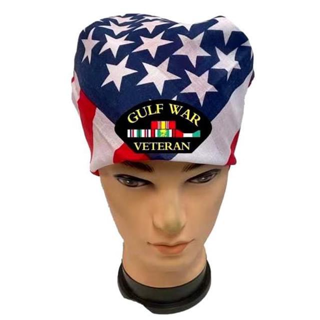Gulf War Veteran USA Flag Bandanas image