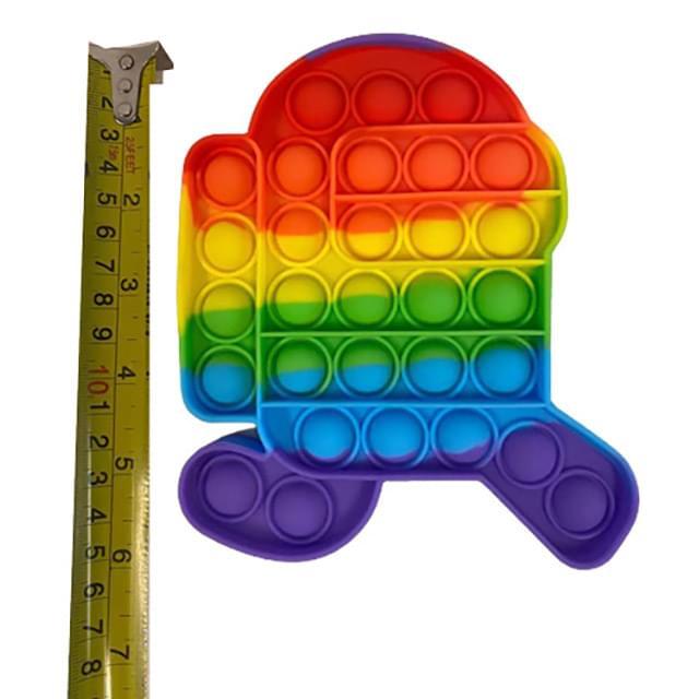 Rainbow Robot Pop Toys image