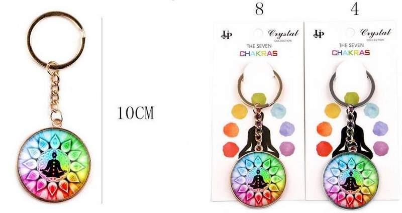 Rainbow Chakra Keychains image