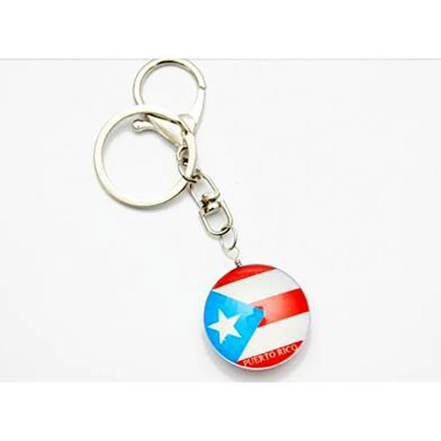 Puerto Rico Glass Keychains image