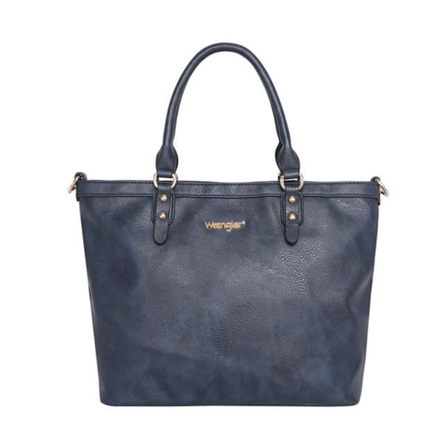 Montana West Women's Large Tote Bag With Adjustable Strap - Navy image