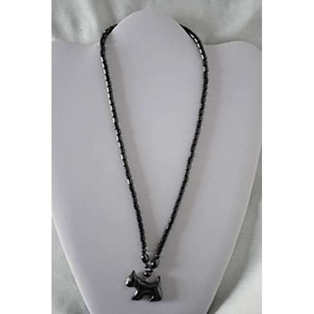 Magnetic Hematite Dog Necklaces image