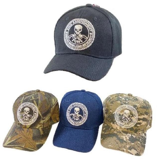 "America's Original Homeland Security" 2nd Amendment Baseball Caps - Assorted image