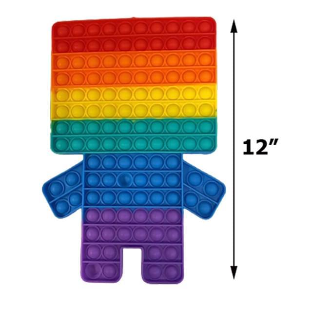Giant Multicolor Robot Man Pop Toys image