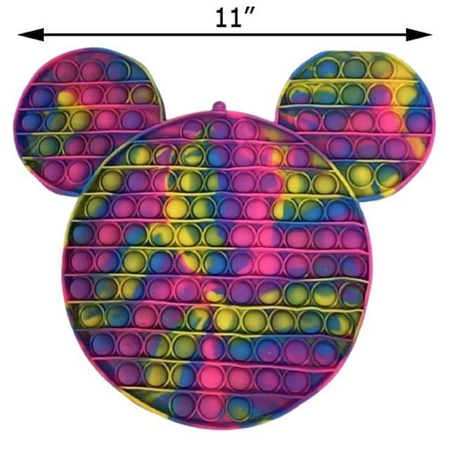 Giant Tie Dye Mouse Ears Pop Toys image