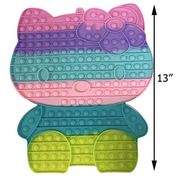 Giant Pastel Colored Kitty Pop Toys image