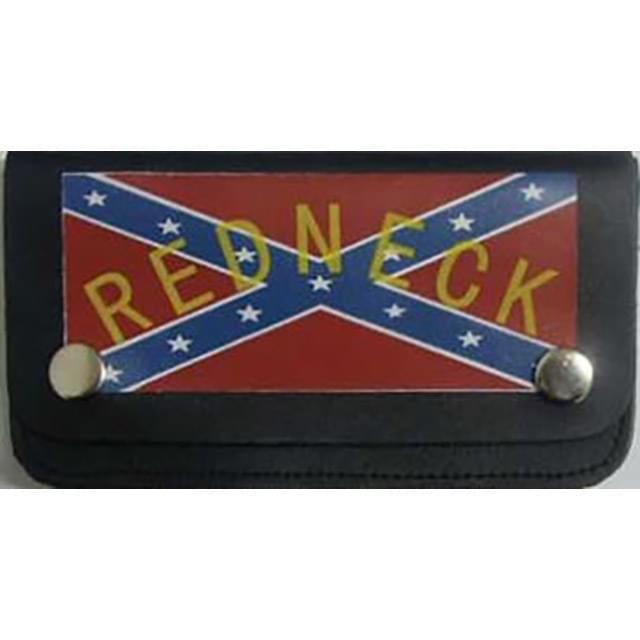 Wholesale Rebel Biker Redneck Leather Chain Wallet image