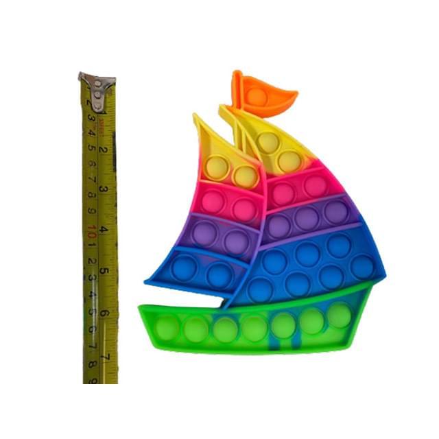 Rainbow Sailboat Pop Toys image