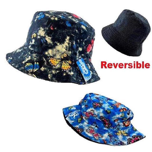 Tie Dye Butterflies Bucket Hats image