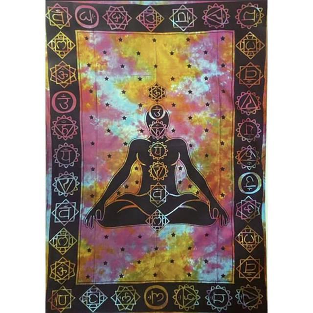 Tie Dye Shiva Chakra Tapestries image