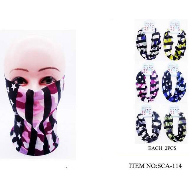 USA Flag Style Buff Neck Gaiter image