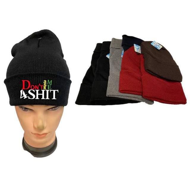 "Don't Ask Me 4 Shit" Winter Beanies - Assorted image