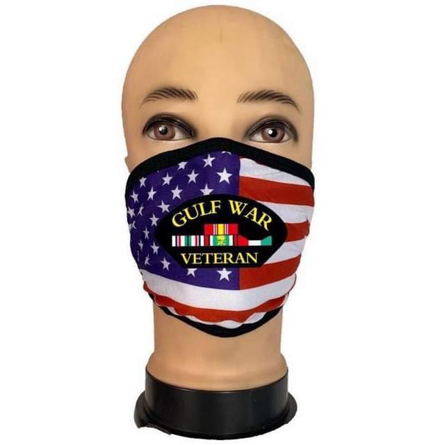 Gulf War Veteran Flag Face Mask image