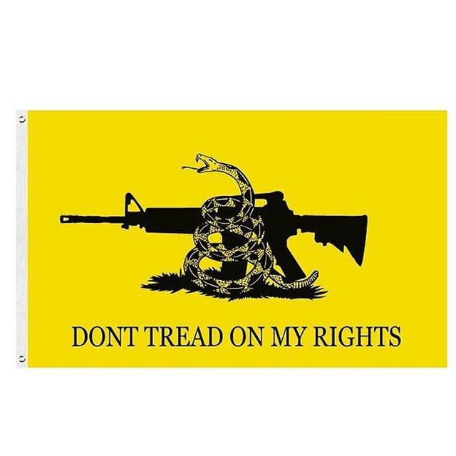 "Don't Tread On My Rights" Gadsden Flags - 3' x 5' image