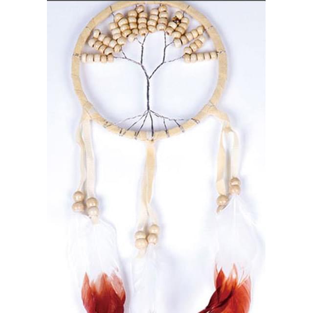 Tree of Life Beaded Dream Catchers - 3.5 Inch Diameter image