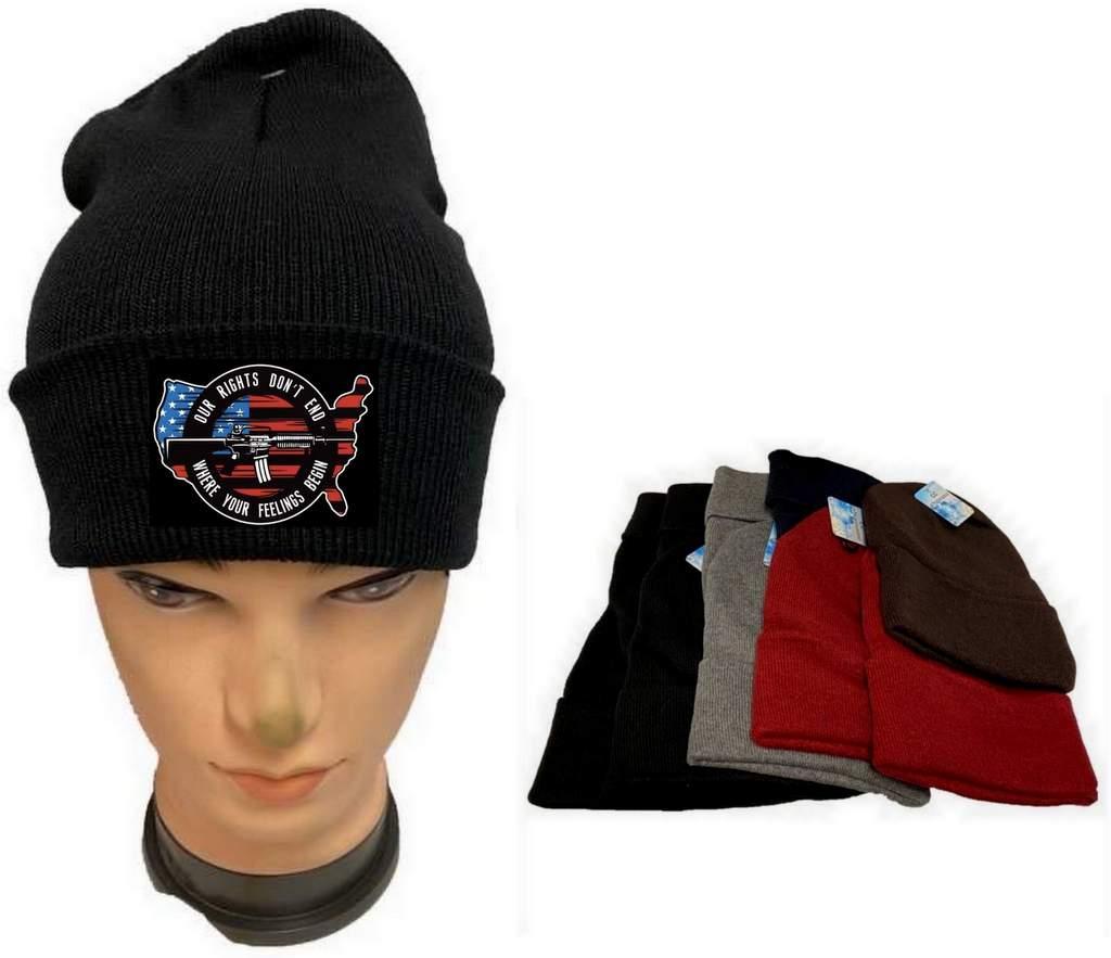 "Our Rights Don't End Where Your Feeling Begin" Winter Beanies - Assorted image