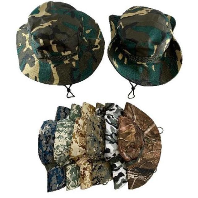 Wholesale Floppy Ranger Boonie Hats Assorted Camo image