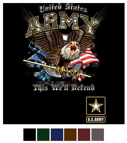 US Army "This We'll Defend" Heat Transfer image