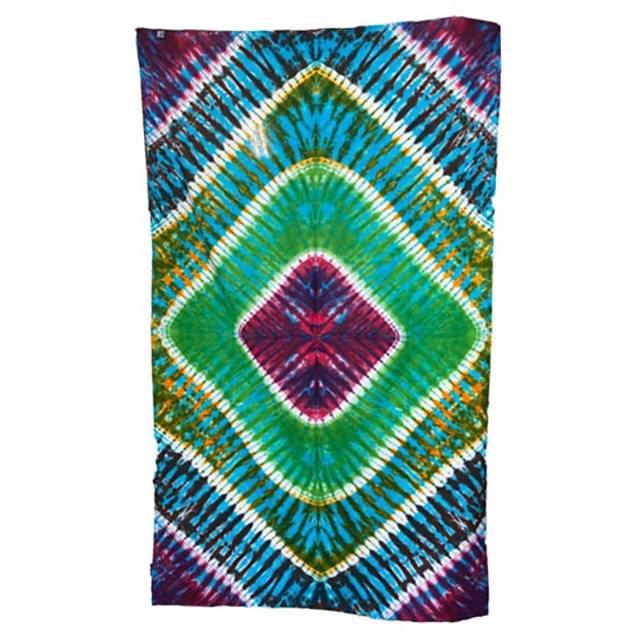 Diamond Multicolor Tie Dye Tapestries image