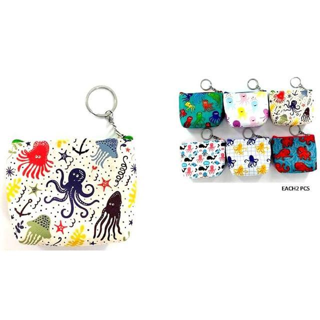 Kids Octopus Coin Purses - Assorted image