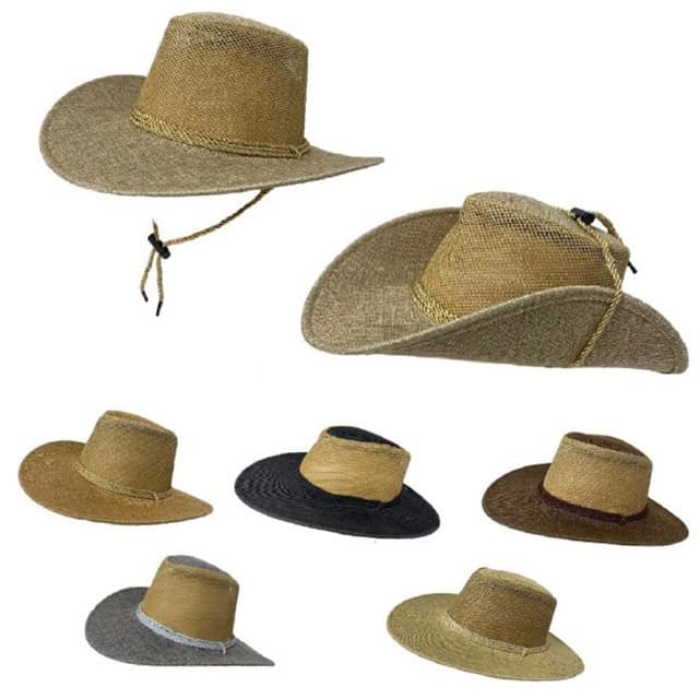 Tweed Cowboy Hats With Vented Sides image