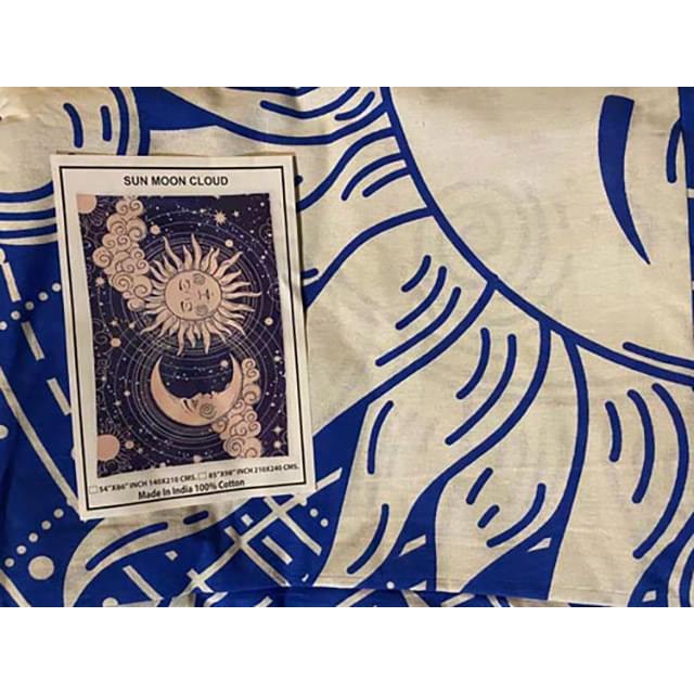 Sun, Moon, & Clouds Tapestries image