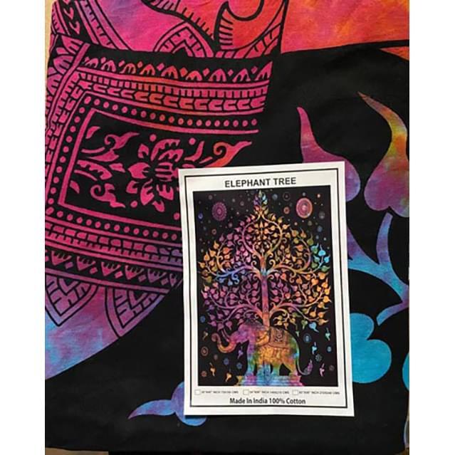 Tree Of Life Elephant Tapestries image