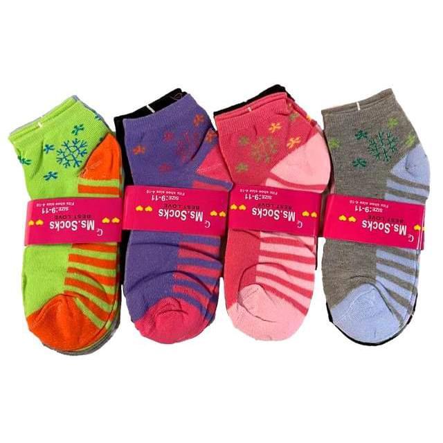 Colorful Women's Snowflake Socks - Assorted image