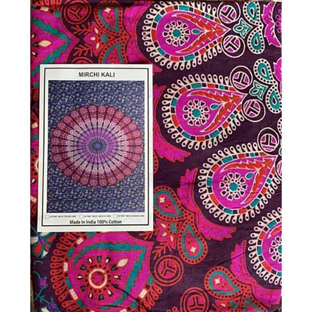 Purple & Pink Mandala Tapestries image