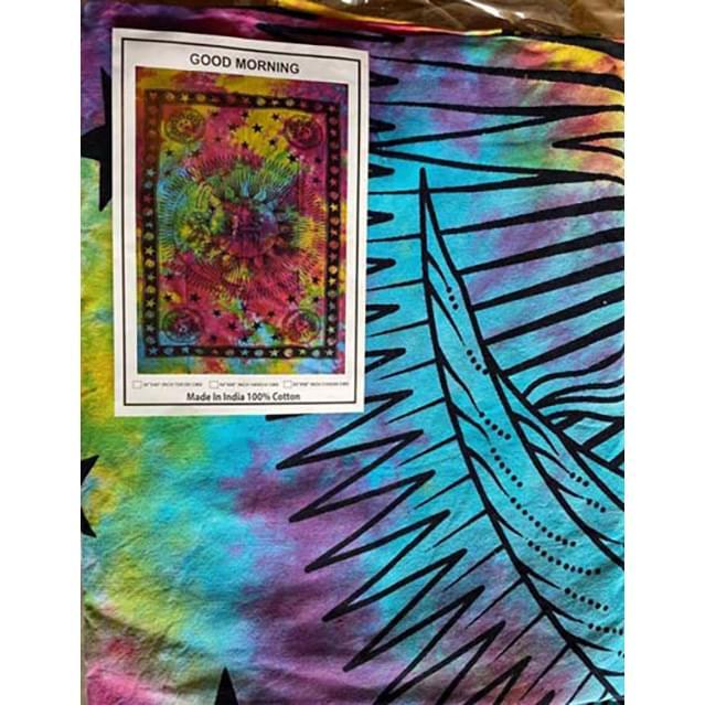 Tie Dye Sun Moon & Star Tapestries image